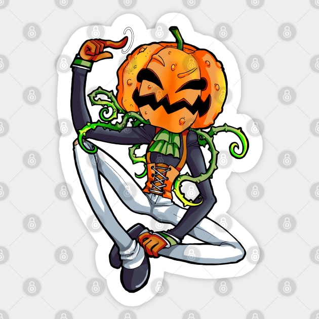 Pumpkin King Sticker by shikicraig